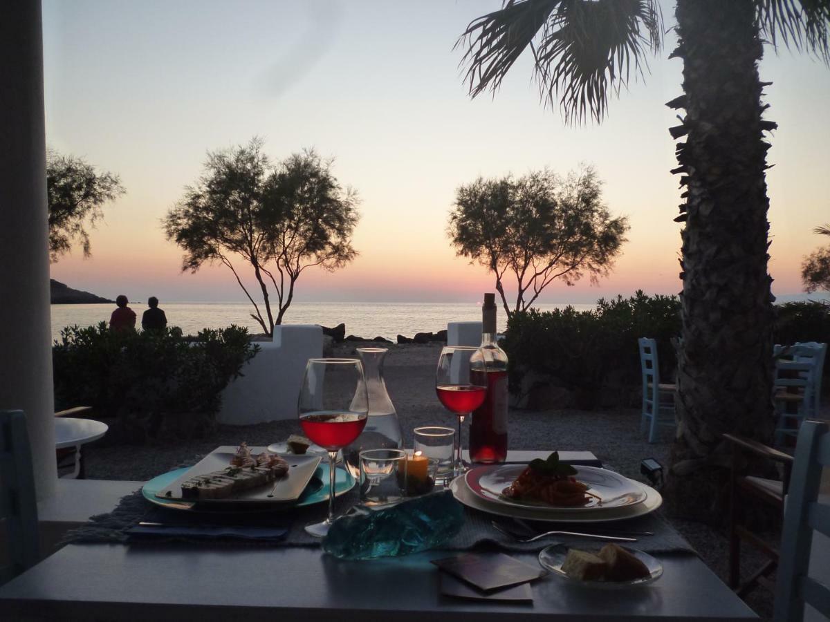 Oklacà Patmos Beach Rooms Skála Exterior foto