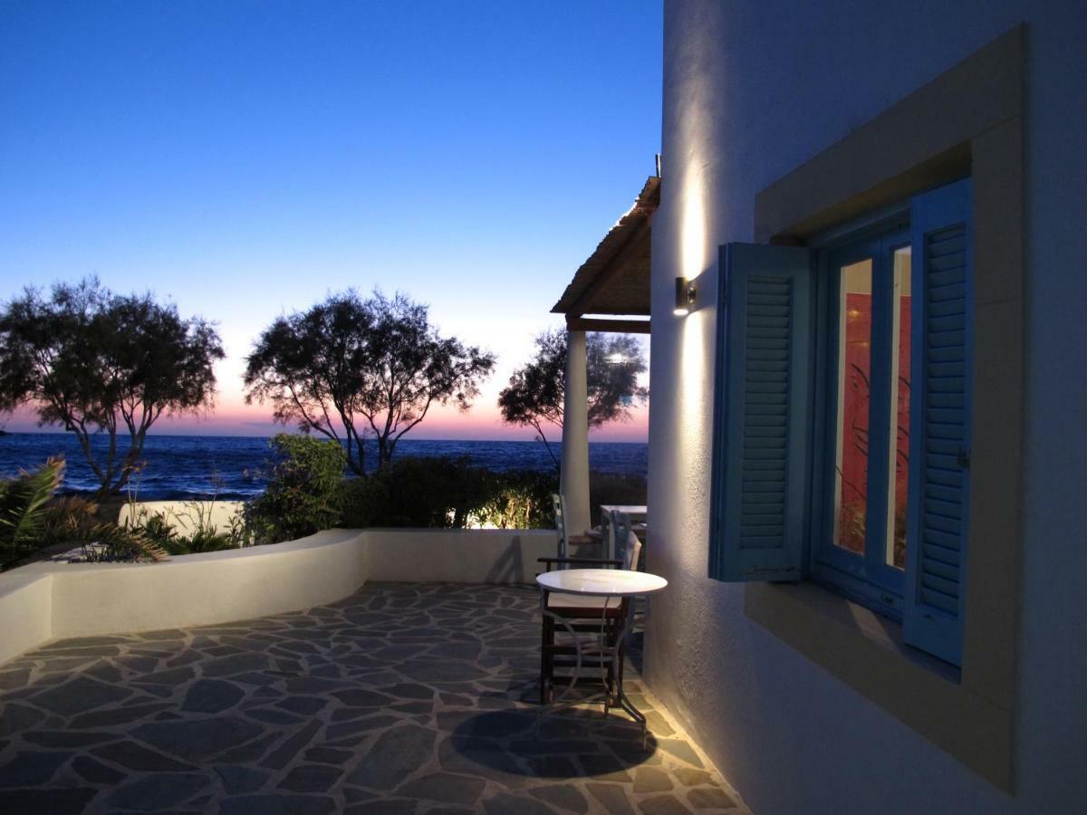 Oklacà Patmos Beach Rooms Skála Exterior foto
